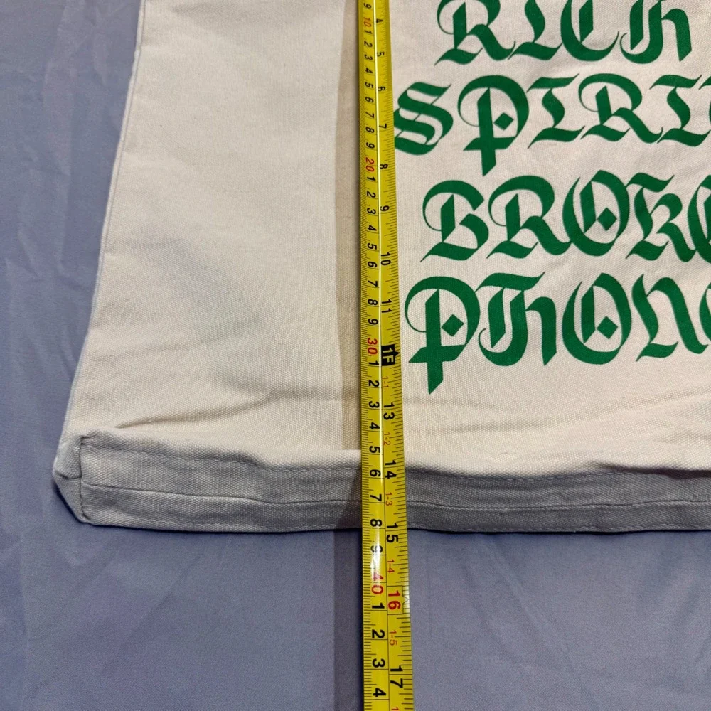 NWOT Kendrick Lamar Big Steppers Tour Tote Bag 2022 Rich‎ Spirit Broke Phone